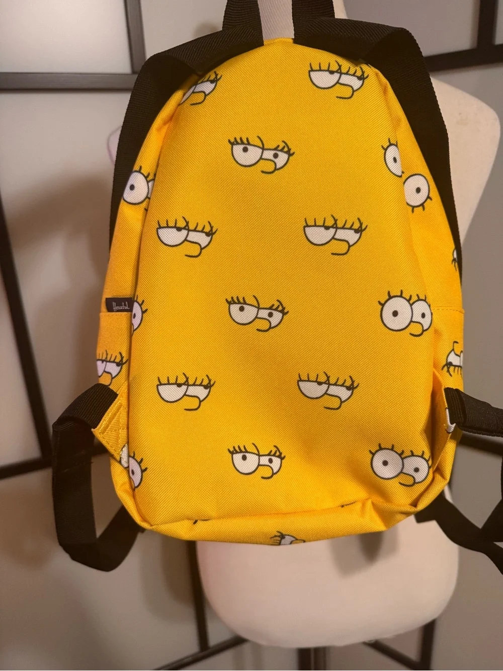 Herschel x The Simpsons Classic Lisa Simpson Yellow Mini Backpack - Never used.
